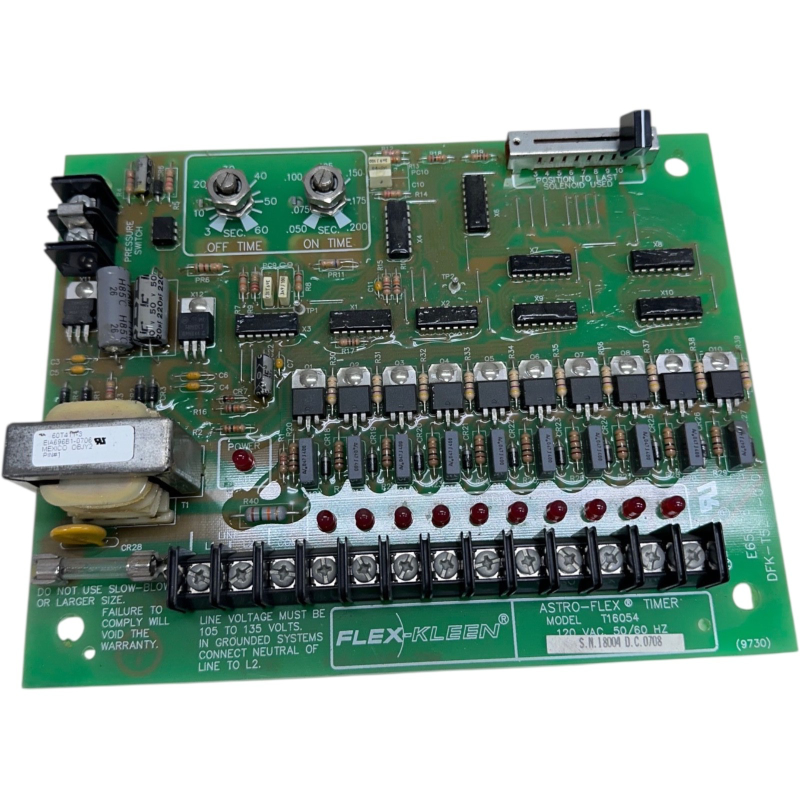 Flex-Kleen T16054 Astro-Flex Timer Board DFK-T5211-010 🔥Fast Shipping🔥
