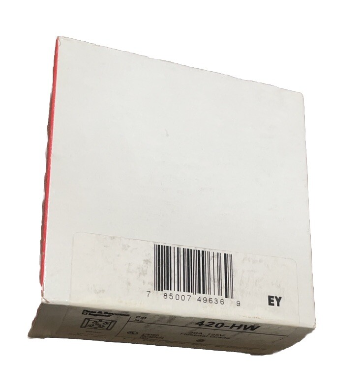 🔥1 Unit ~ P&S 420-HW Hospital Grade Quad Receptacle Outlet, 20A 125V🔥