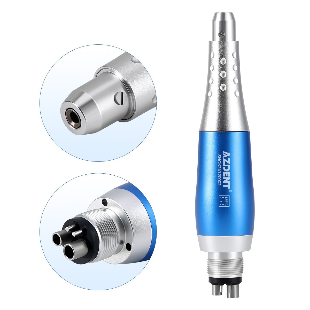 Dental Hygiene Prophy Handpiece Air Motor 4 Holes & 4:1 Nose cone