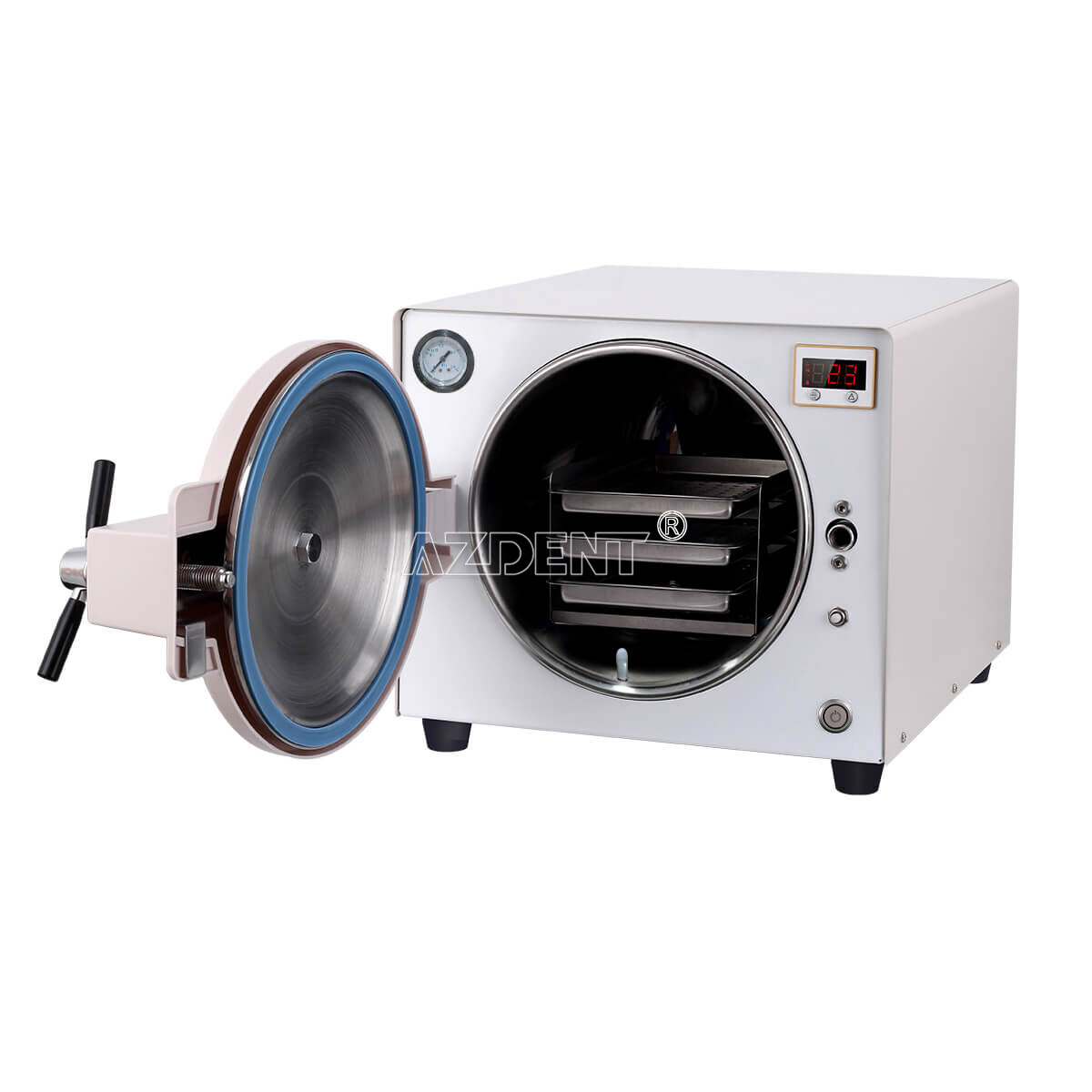 22L /18L Dental Autoclave Steam Sterilizer Class B Vacuum Sterilizer w/ Printer