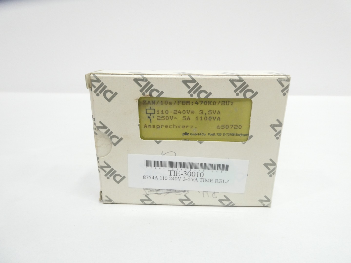 Pilz ZAN/10S/FBM Safety Relay 100-240v-ac