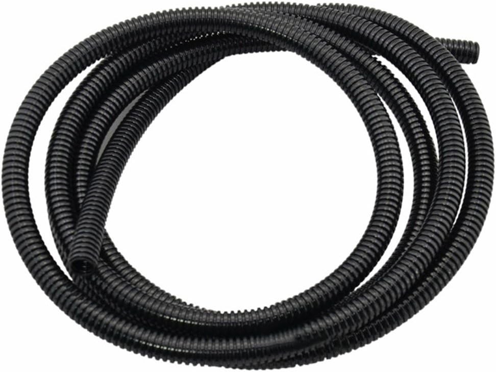 ESUPPORT 3/8 Inch 20 Feet Split Loom Wire Flexible Tubing Conduit Hose Black