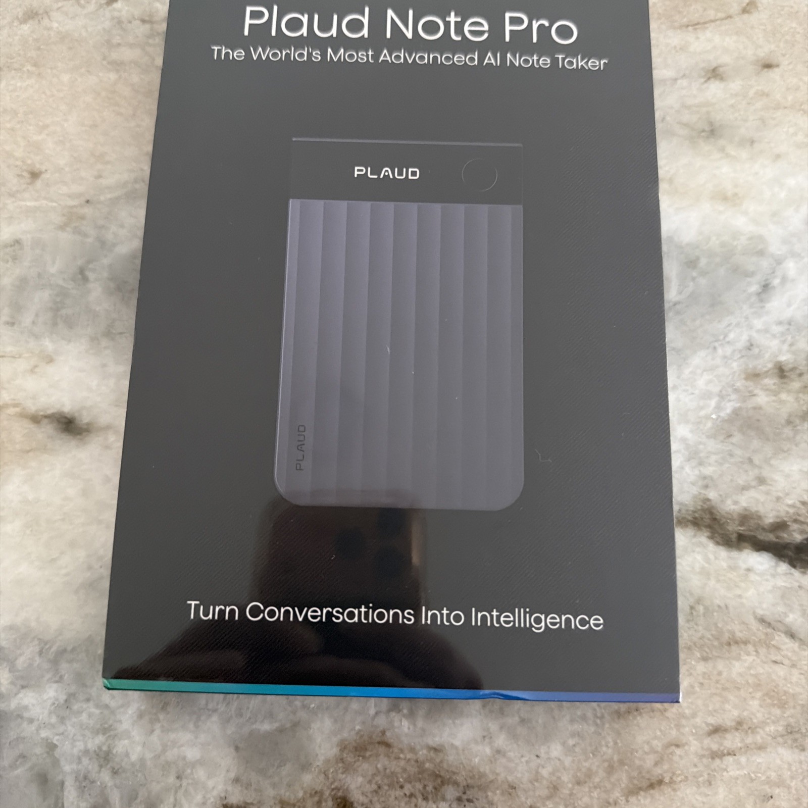 Plaud Note Pro Empowered AI Voice Recorder with Magnetic Case in Black | PN0300