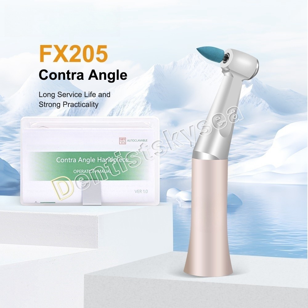 Dental 1:1 Low Speed Contra Angle Handpiece Implant For ø2.35mm Bur FX205 E-Type