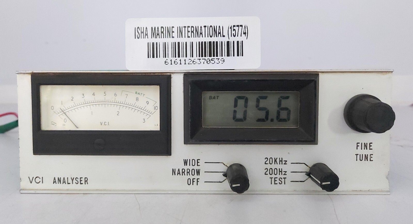 VCI Analyser 20298 Analog And Digital Meter
