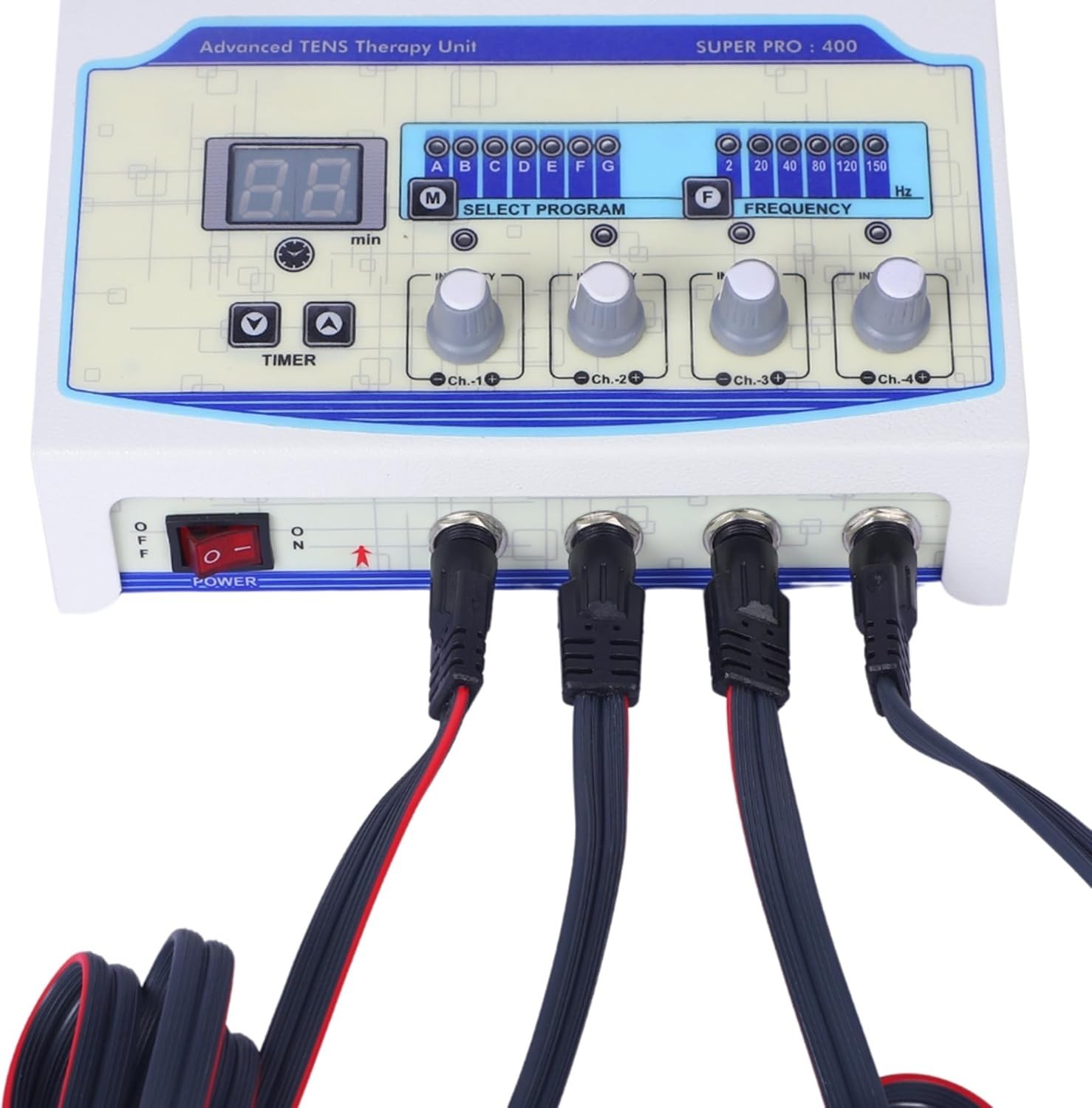 Professional Electrotherapy Physical Therapy Machine Prof 4 channel Therapy unit