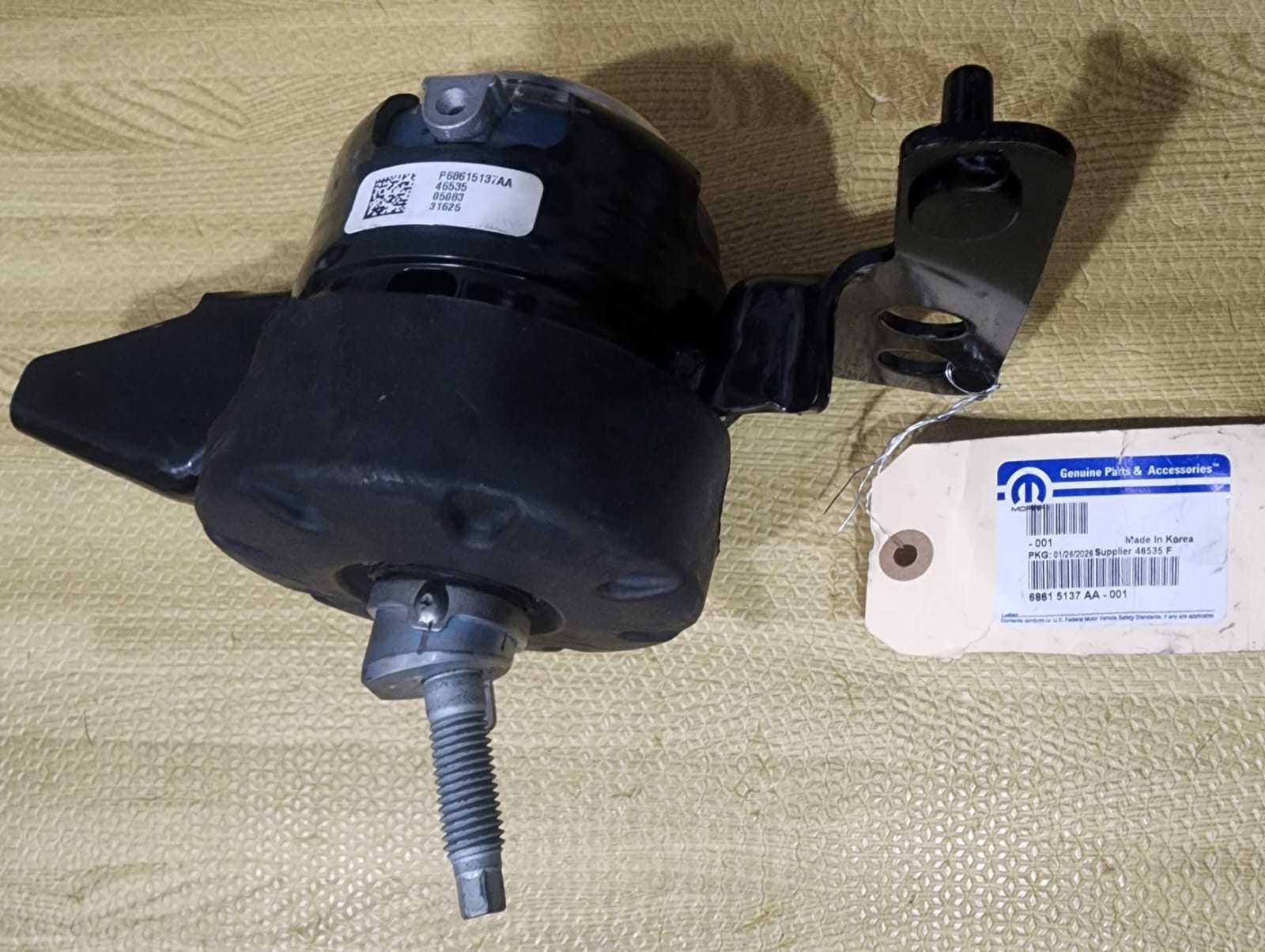 Genuine Mopar Engine Mount Isolator 68615137AA