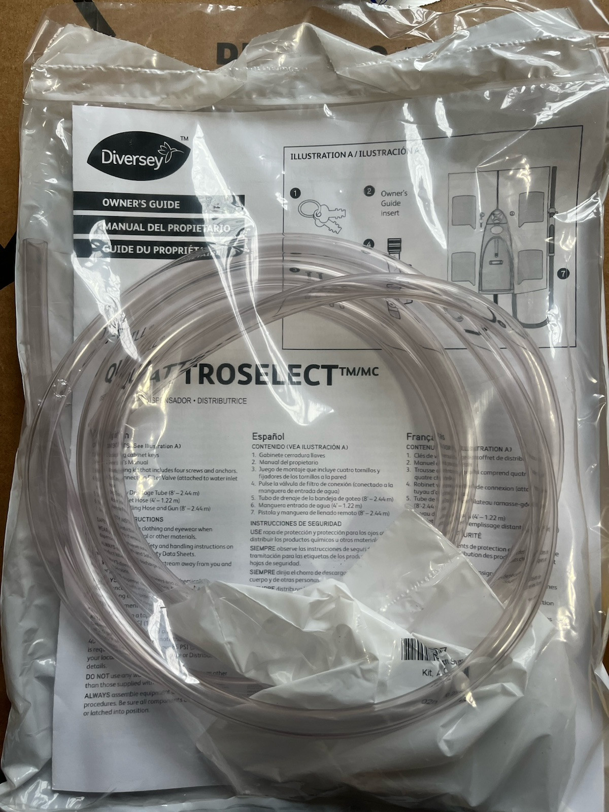 Diversey J-Fill Quattro Select Dispenser – Air Gap Model (D3764735) New In Box
