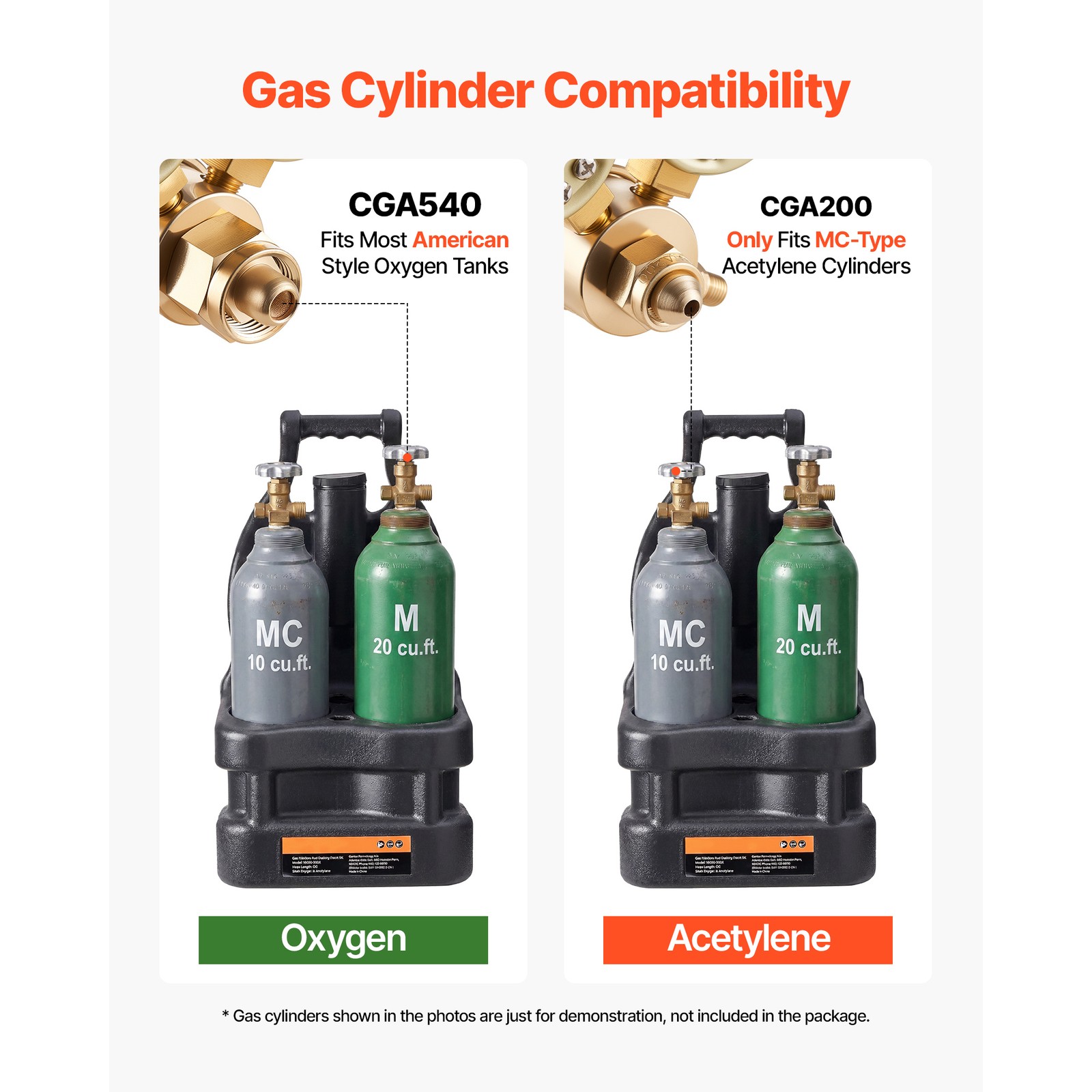 Uimoso Oxygen Acetylene Torch Kit with Check Valves for Welding and Brazing