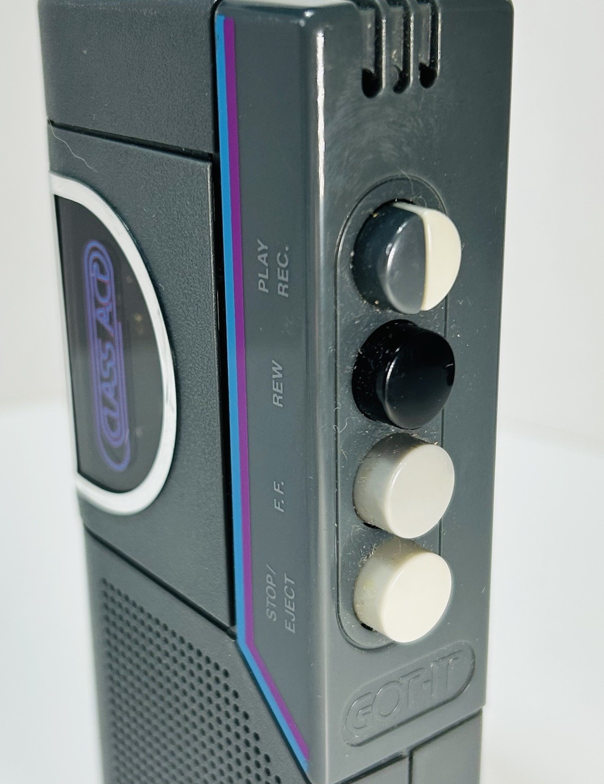 Vintage Class Act Microcassette Recorder Worlds of Wonder 80s Hong Kong