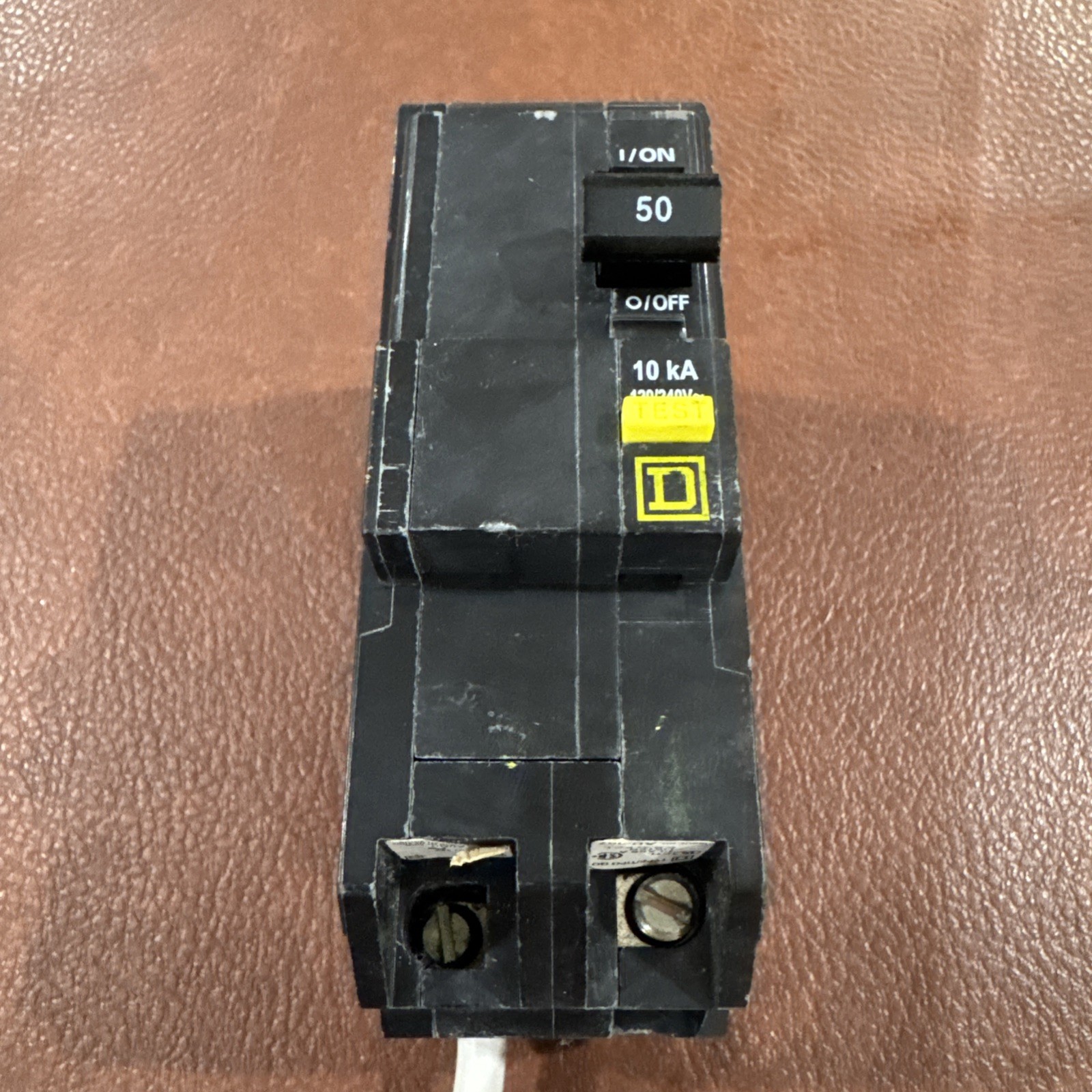 Square D 2 Pole 50A QO250GFI 2P 50 Amp GFCI Circuit Breaker