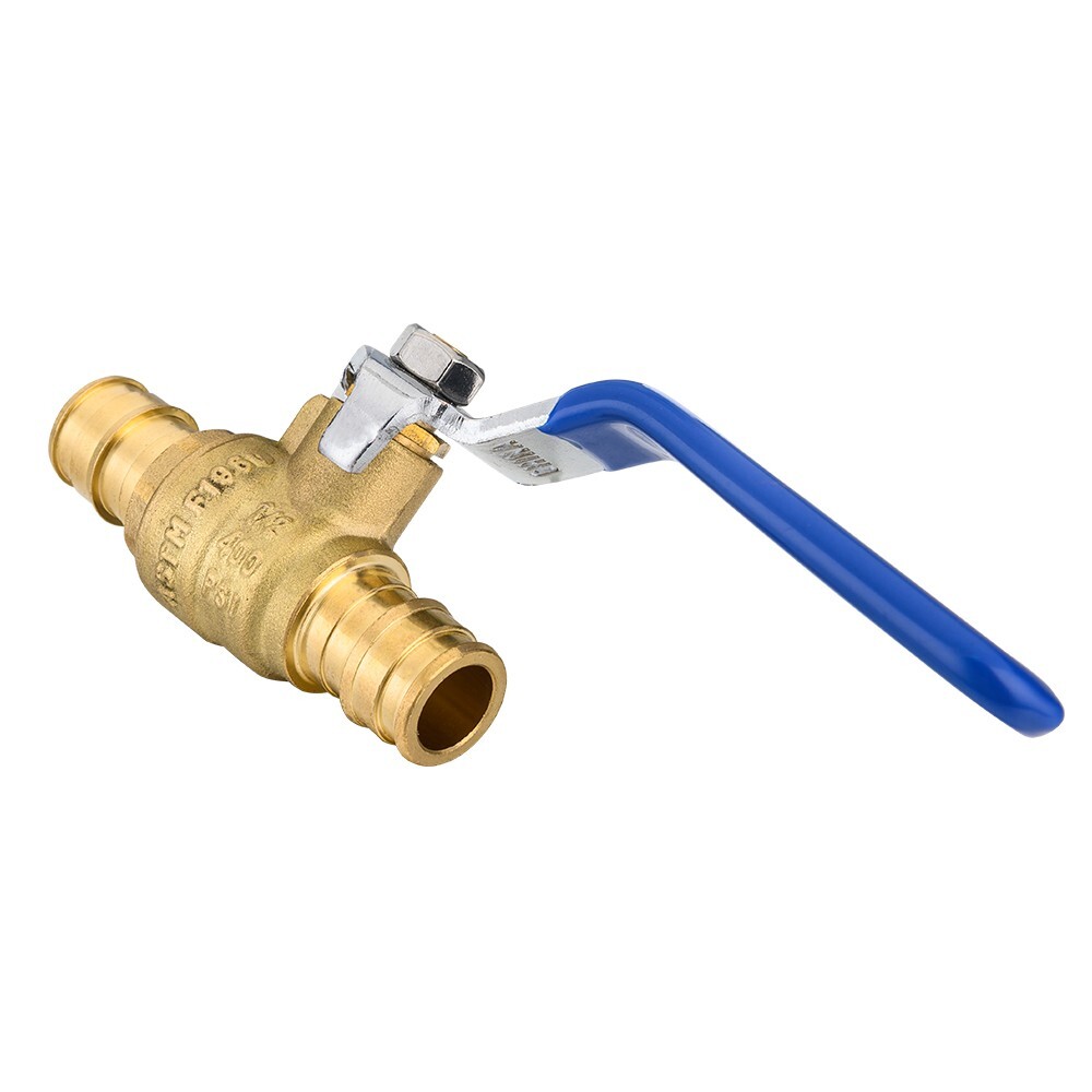 EFIELD 2 PCS Pex-A Expansion 1/2 Inch Full Port Brass Ball Shut off Valve