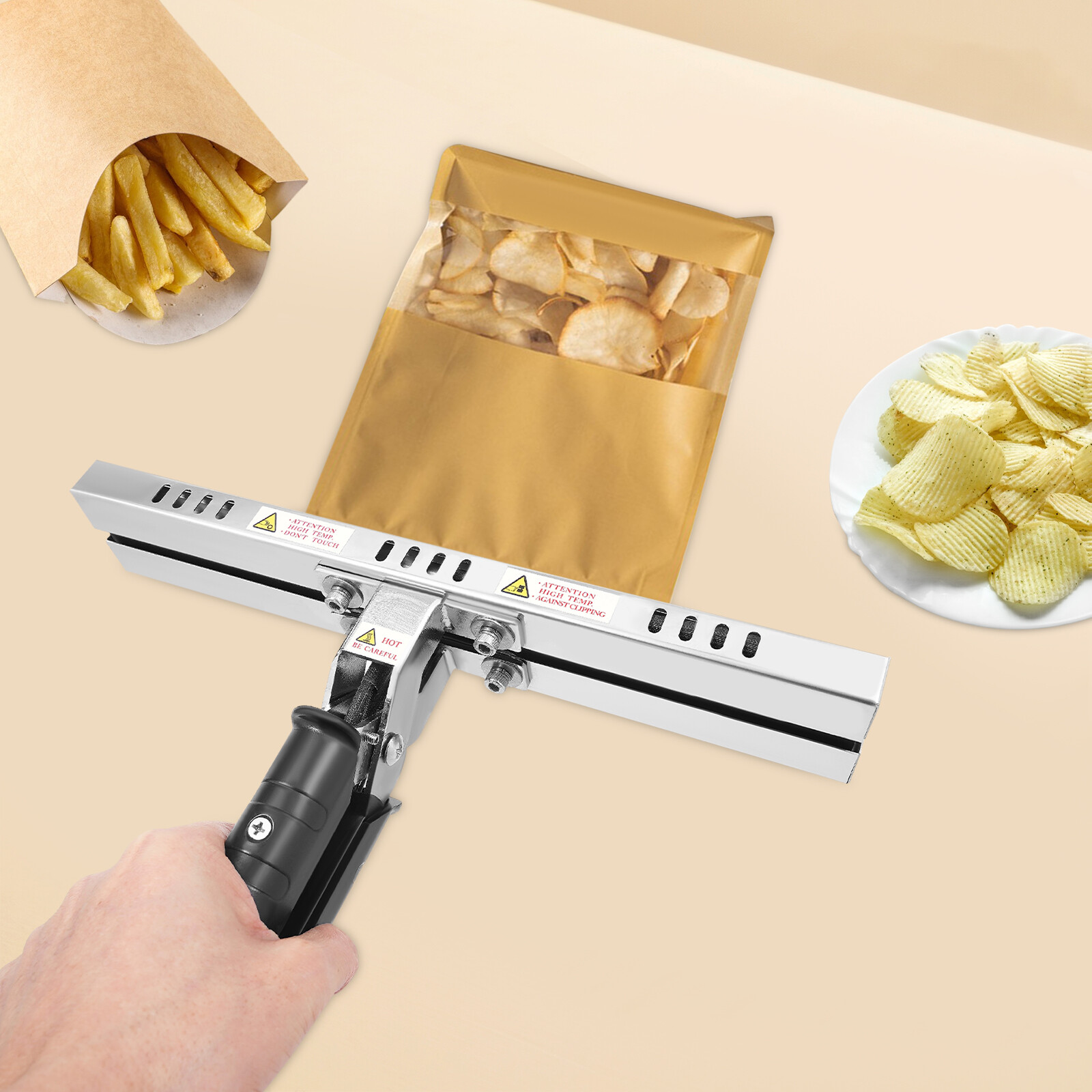 12 Inch Handheld Heat Sealer 110V 250W For Foil & Kraft Bags