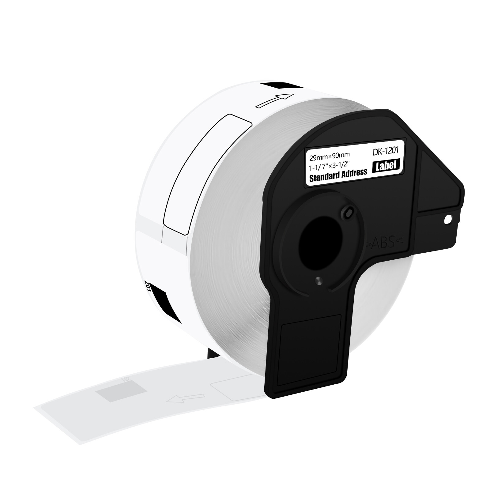 2Rolls DK-1201 1.1in x 3.5 in Standard Paper Address Labels For Brother QL-810W