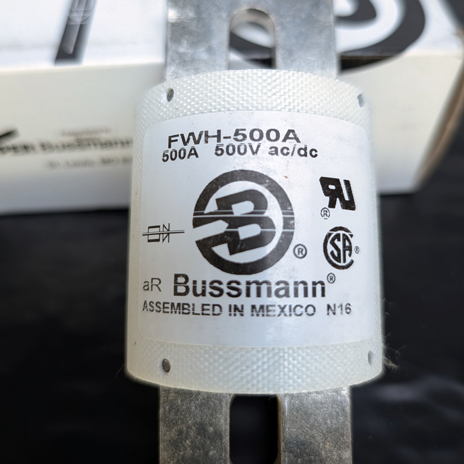 Cooper Bussmann FWH-500A Semiconductor Fuse 500A 500V AC/DC aR UR CSA ⚡