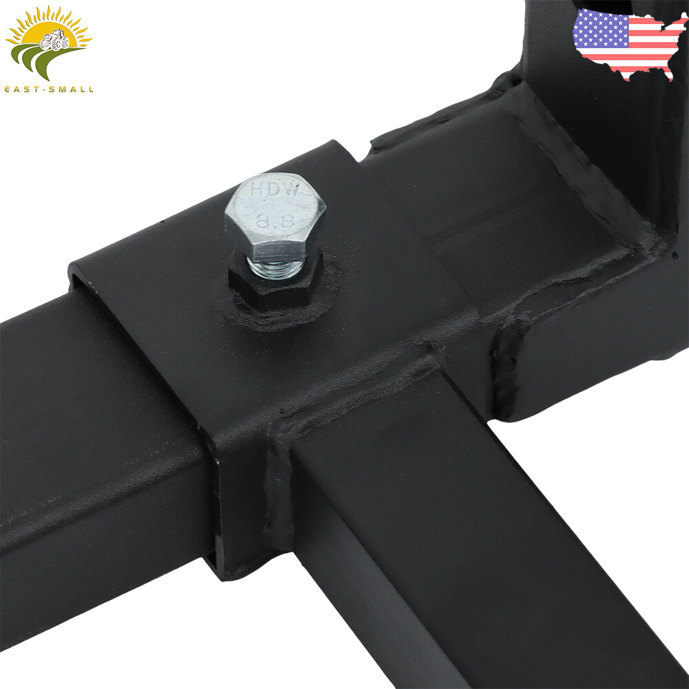 2000lbs Pallet Forks Clamp On Tractor Forks 43″ w/Adjustable Bucket Forks