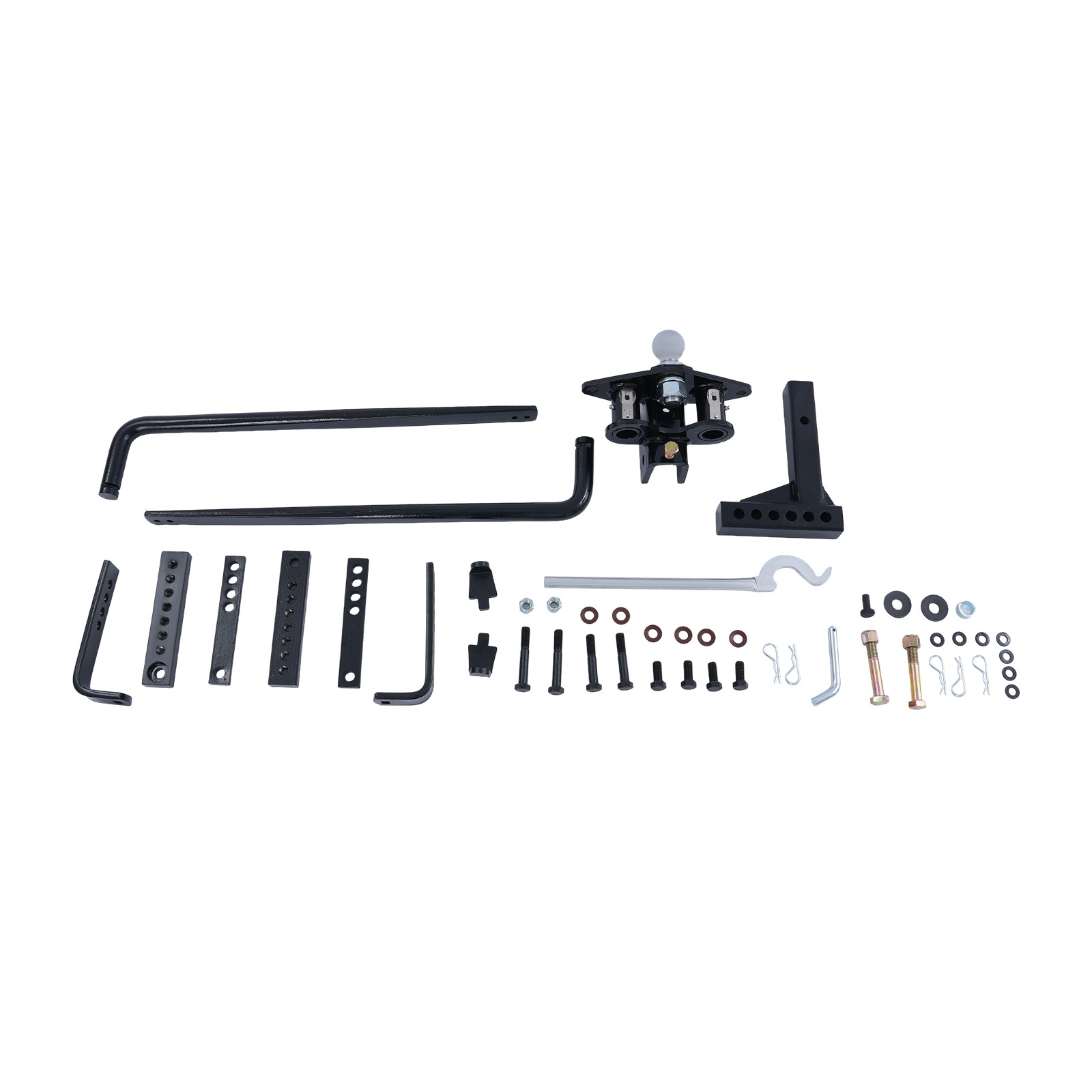 8000lbs Weight Distribution Hitch Trailer Hitch Black Trailer Hitch Device