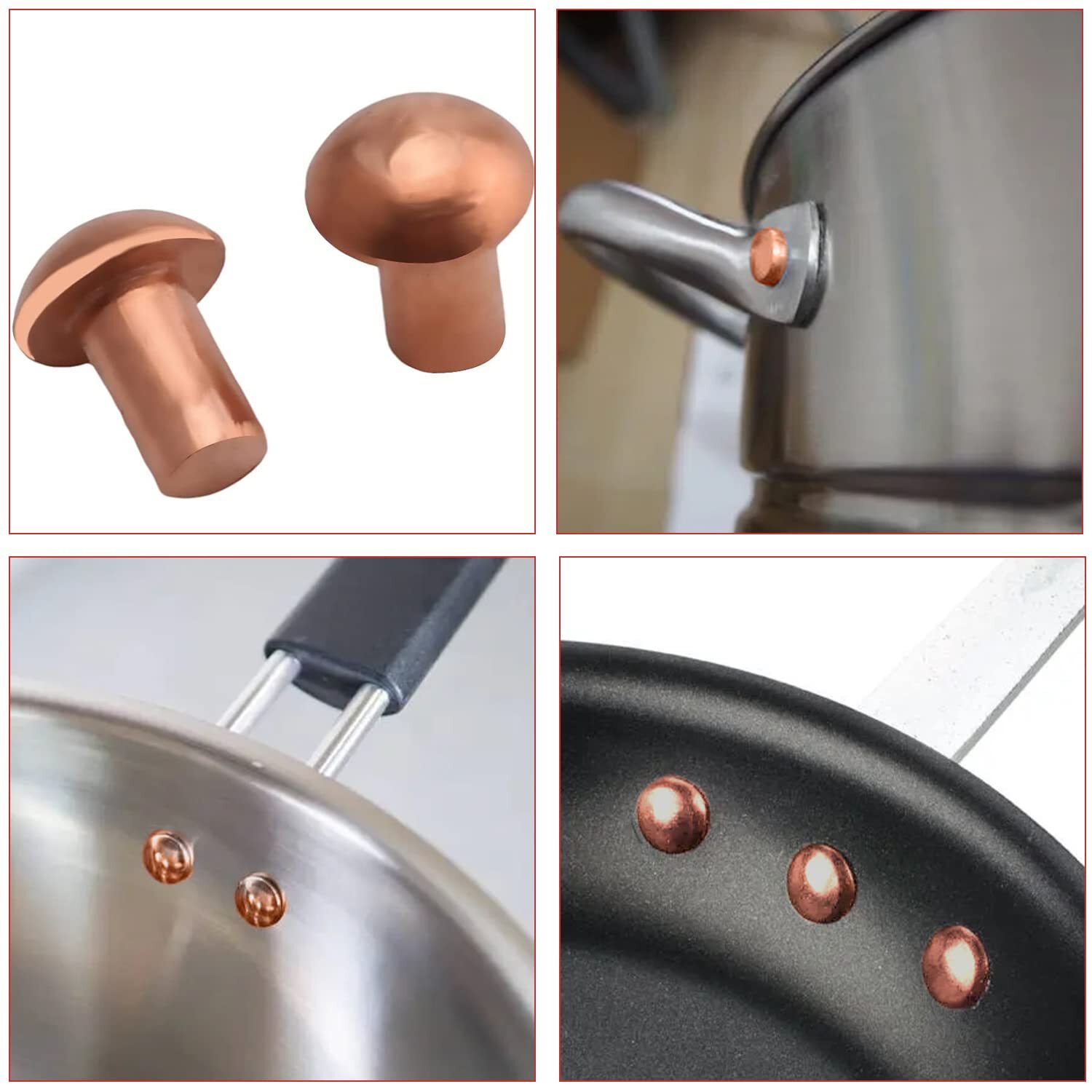 Solid Copper Round Pan Head Rivets DIN660 Nut Hammer Rivet M1.5 M2 M2.5 M3 M4-M8