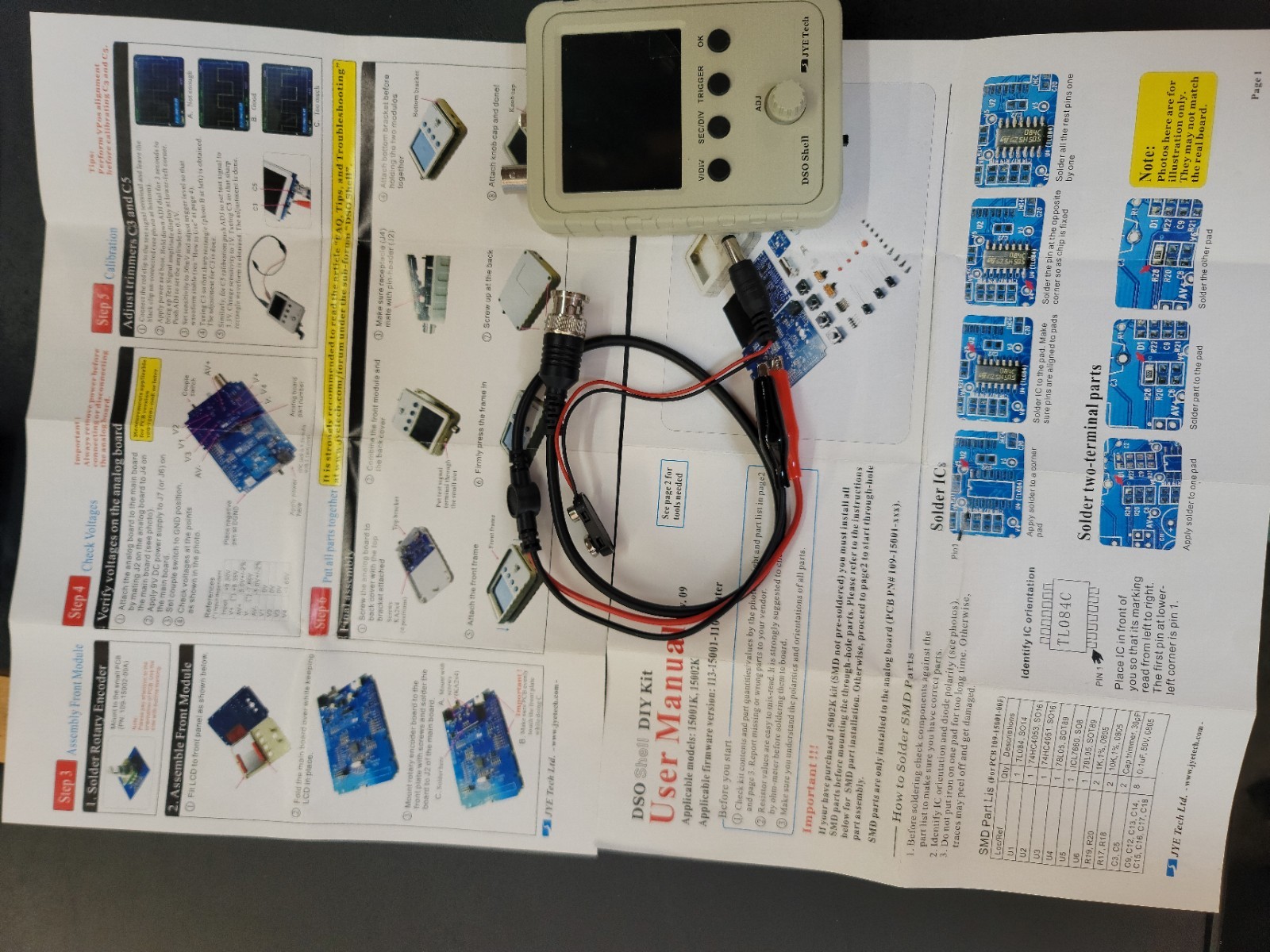 JYE Tech DSO Shell 150 (15001K) Digital Oscilloscope 1CH 200kHz 1MSa/s