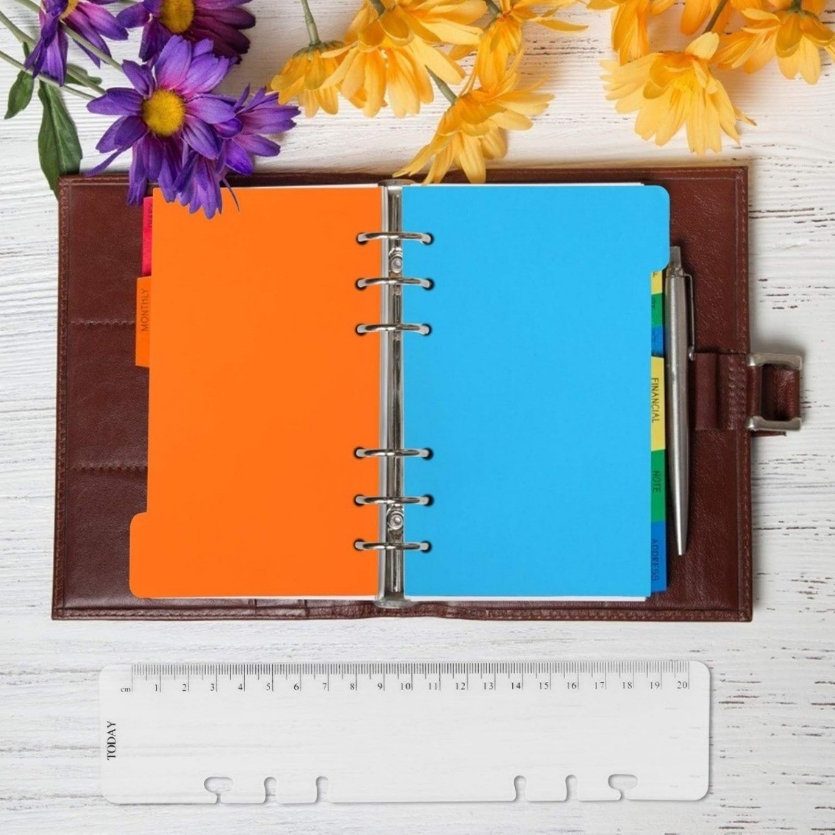 Loses Blatt Papier Set – Komplettes A5 Organizer-Set Mit Liniertem & Blankem Pap