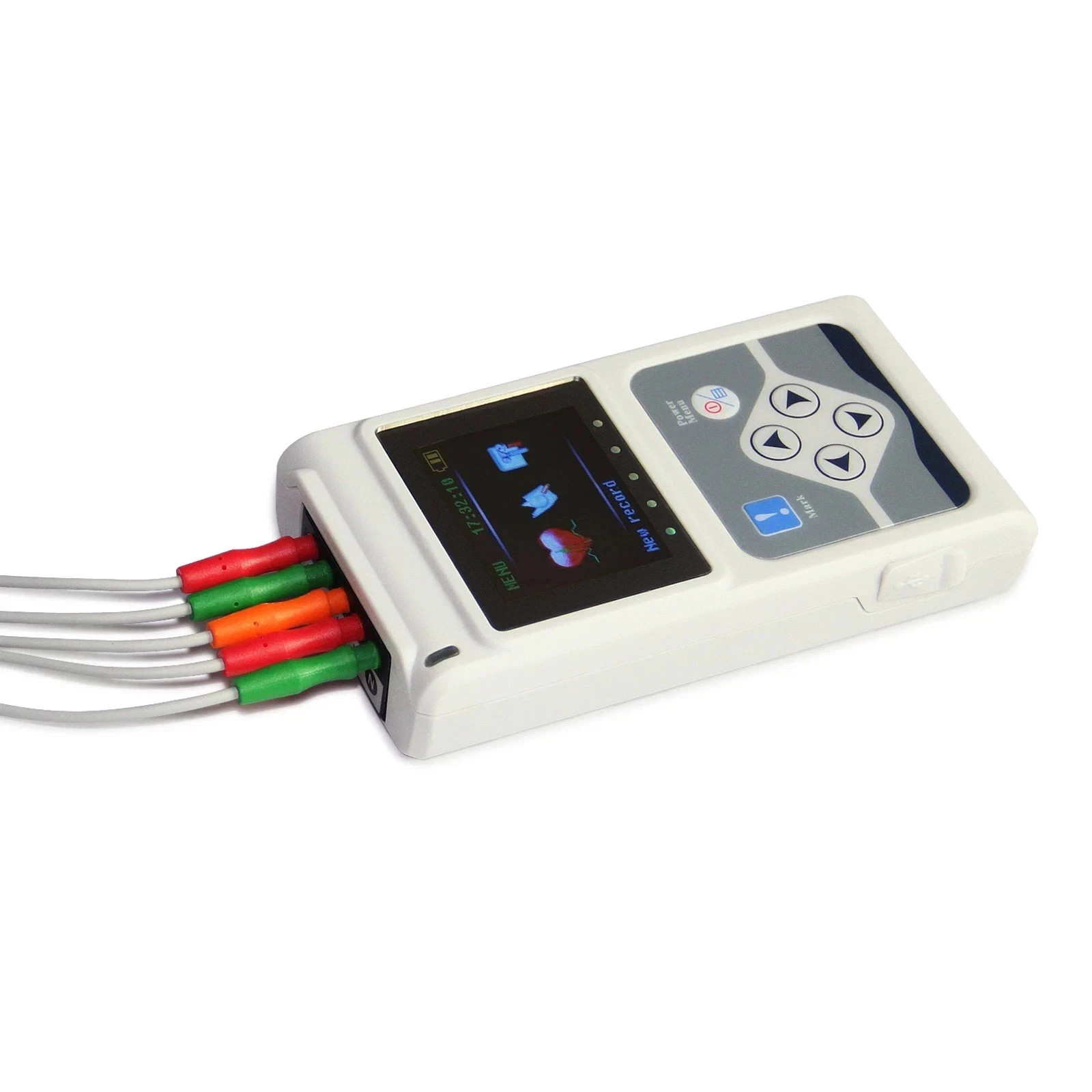 3 Channel Dynamic EKG Holter 24 Hours with PC Software ECG Holter