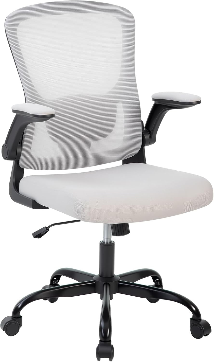 Ergonomic Mesh Office Chair 350Lbs with Adjustable Lumbar Support & Wheels