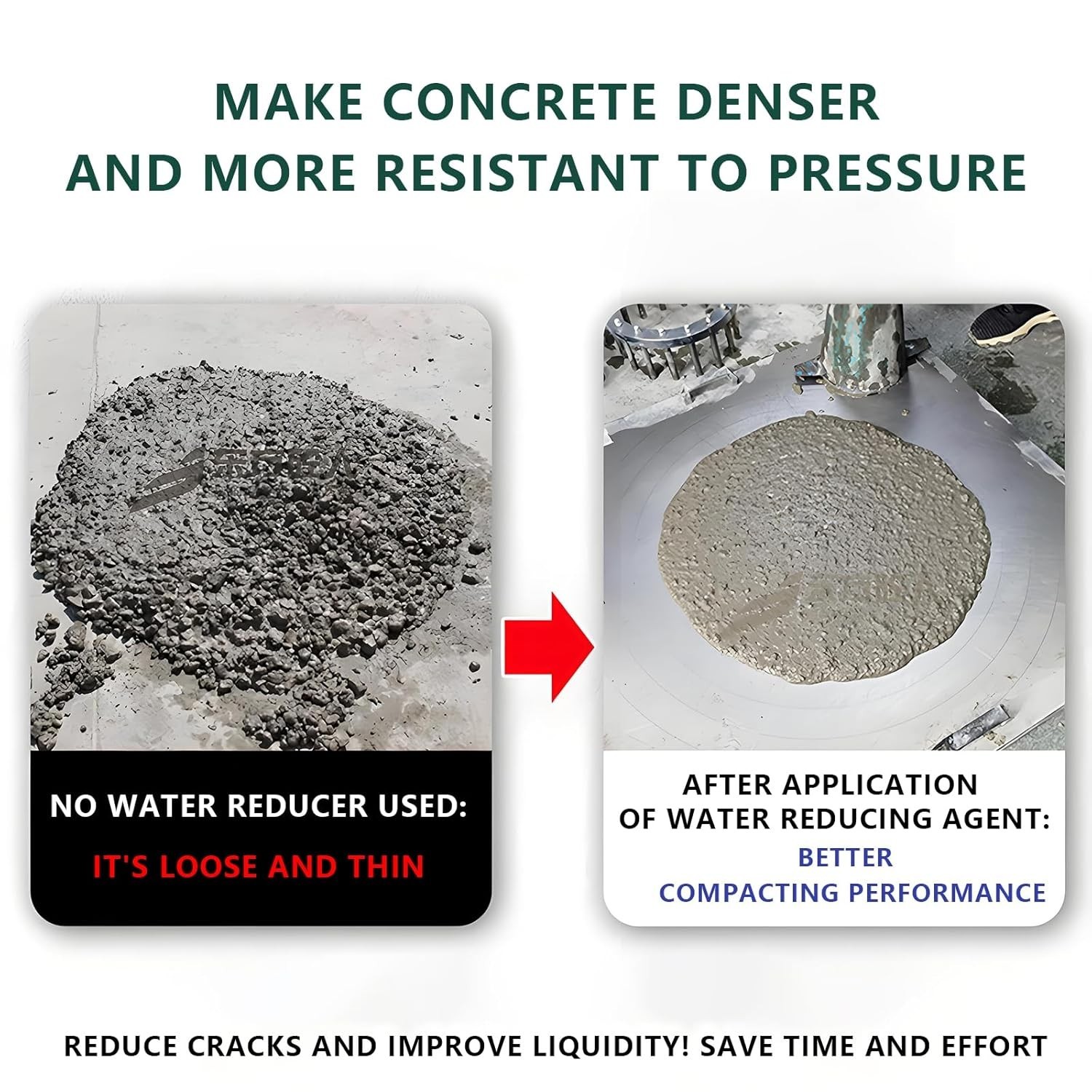 8 Ounces High-Performance Concrete Super Plasticizer for Ultimate Durability