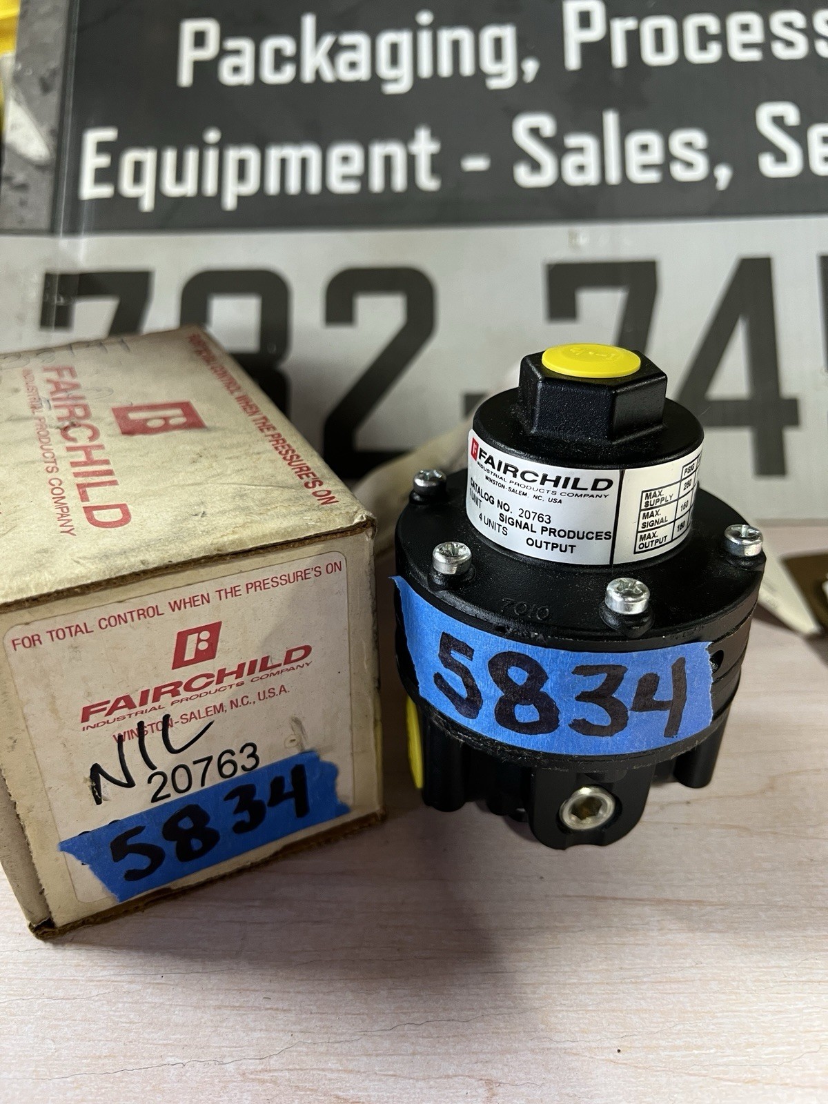 Fairchild Volume Booster Model 20 Cat# 20763 1/2″ 5/8″ high volume 250/150 psi