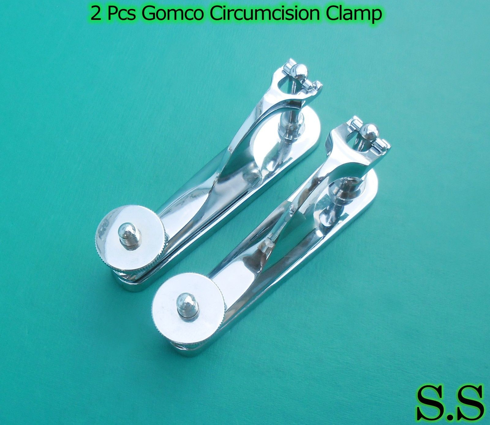 2 GOMCO CIRCUMCISION CLAMP 1.45cm & 1.5cm