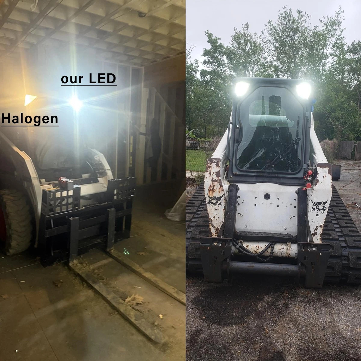 LED Exterior Light Kit Headlight Tail Light 7259523 For Bobcat Skid Steer Loader