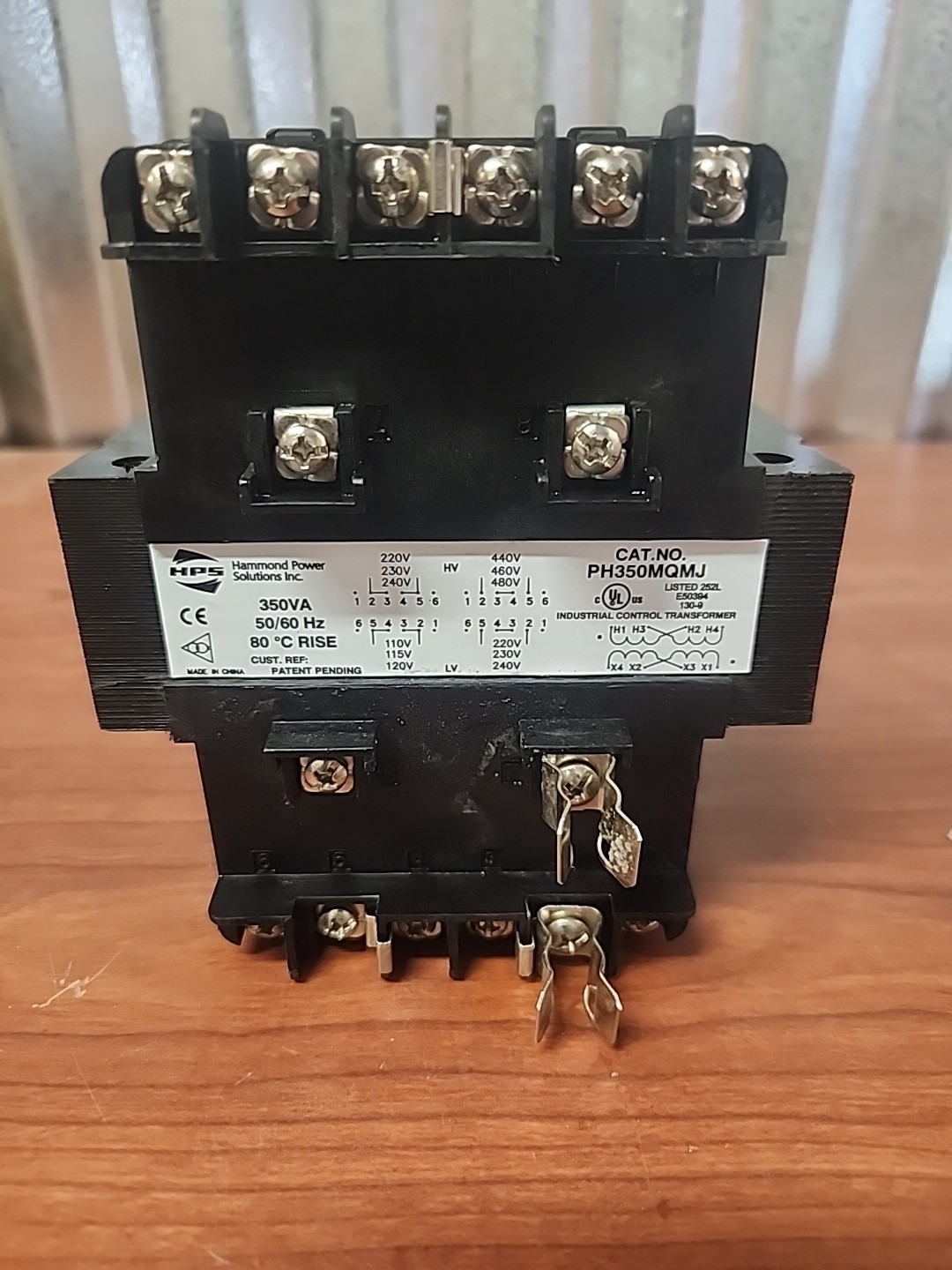 HPS PH350MQMJ Industrial Control Transformer 350VA 50/60Hz MultiTap InputOutput