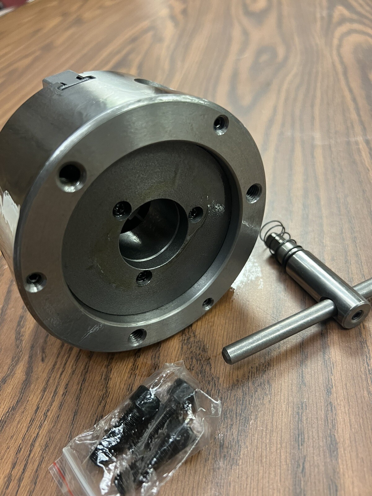 4” 6-JAW SELF-CENTERING LATHE CHUCK 0.003″ TIR #0406F0 Free Ship USA