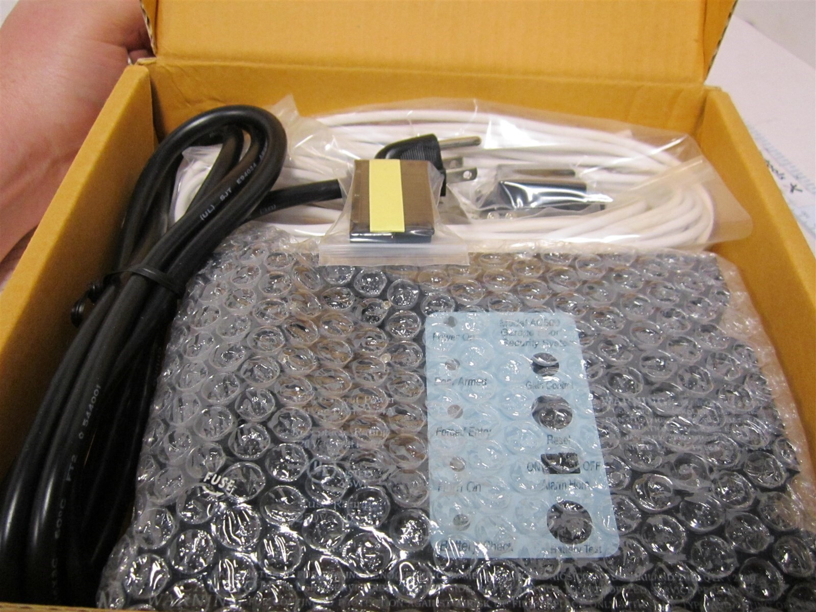 120V Stand Alone Garage Door Alarm with Gut Wrenching High Pitched Horn New