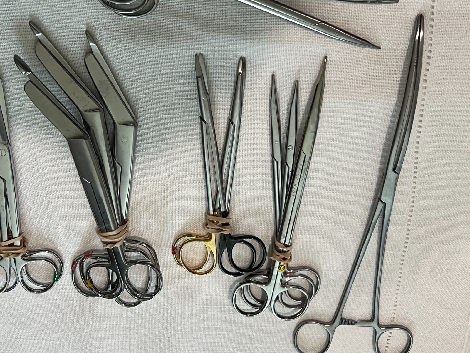 Assorted Lot of 119 Various Brand & Size Of OR Medical Surgical Instruments, S.S
