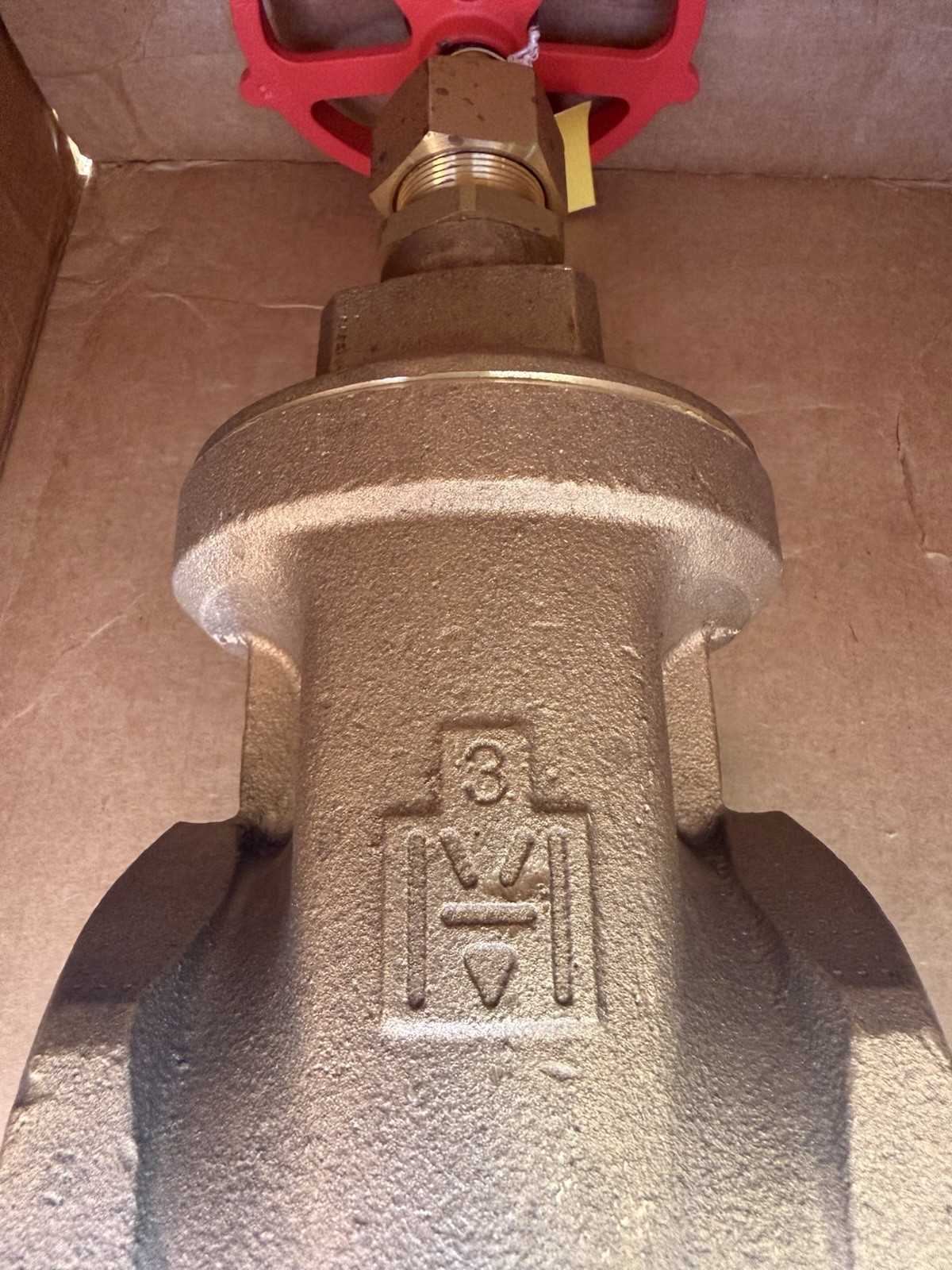 New Milwaukee Valve 1140 3″ Bronze Gate Valve Class 150 300 WOG 31140M