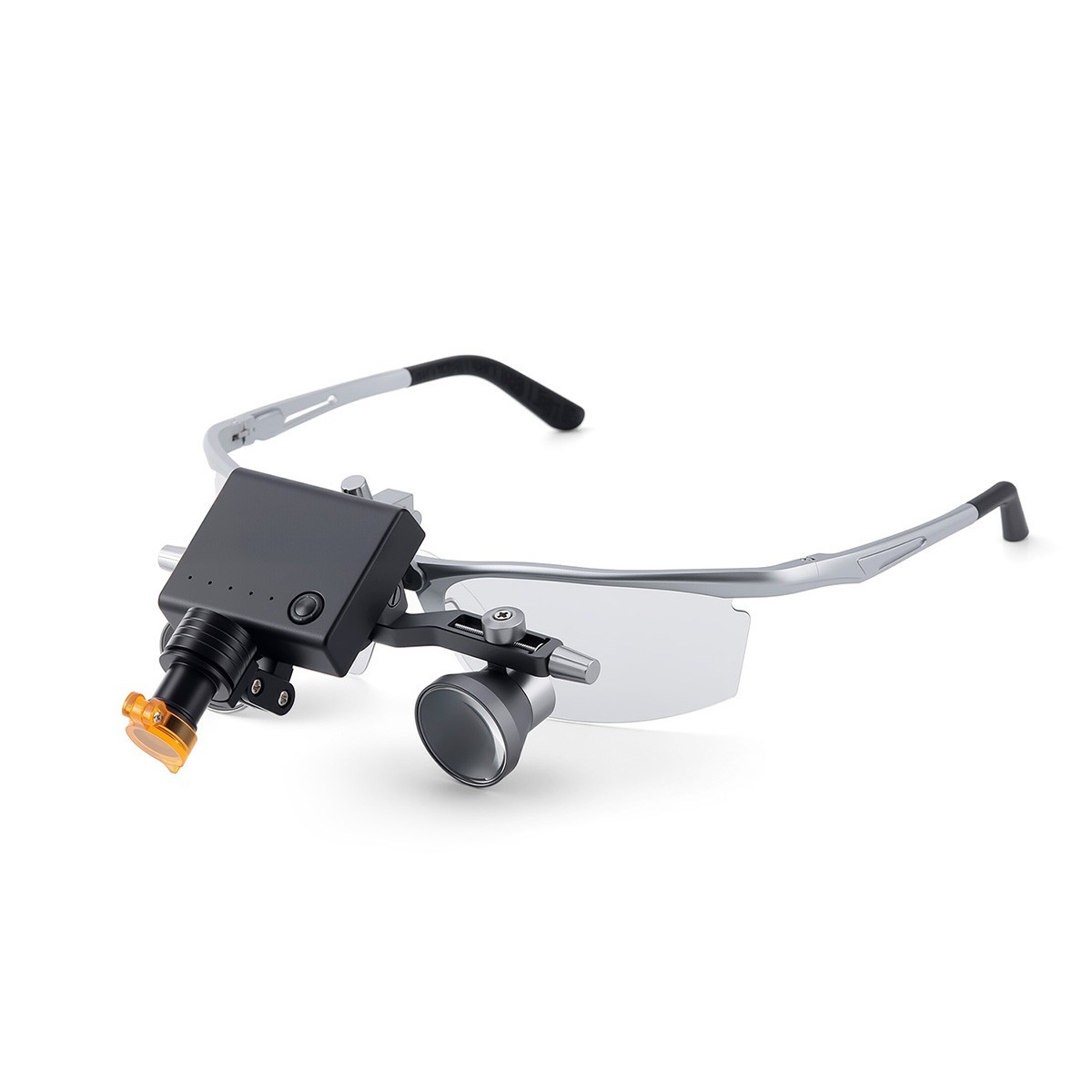 AZDENT Dental Surgical Medical 2.5X Ergo Binocular Loupes +5W LED Head Light
