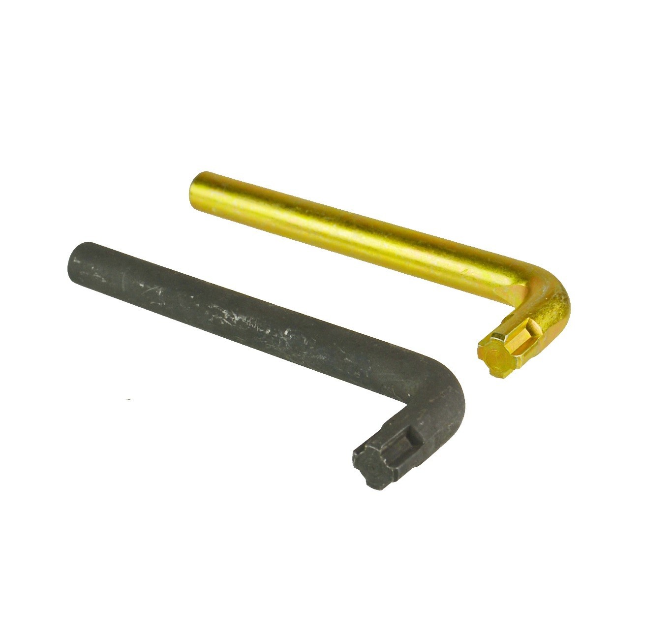 2 PC All Steel M1 Garand Gas Cylinder Lock Screw Wrench, Gold and Black Finish