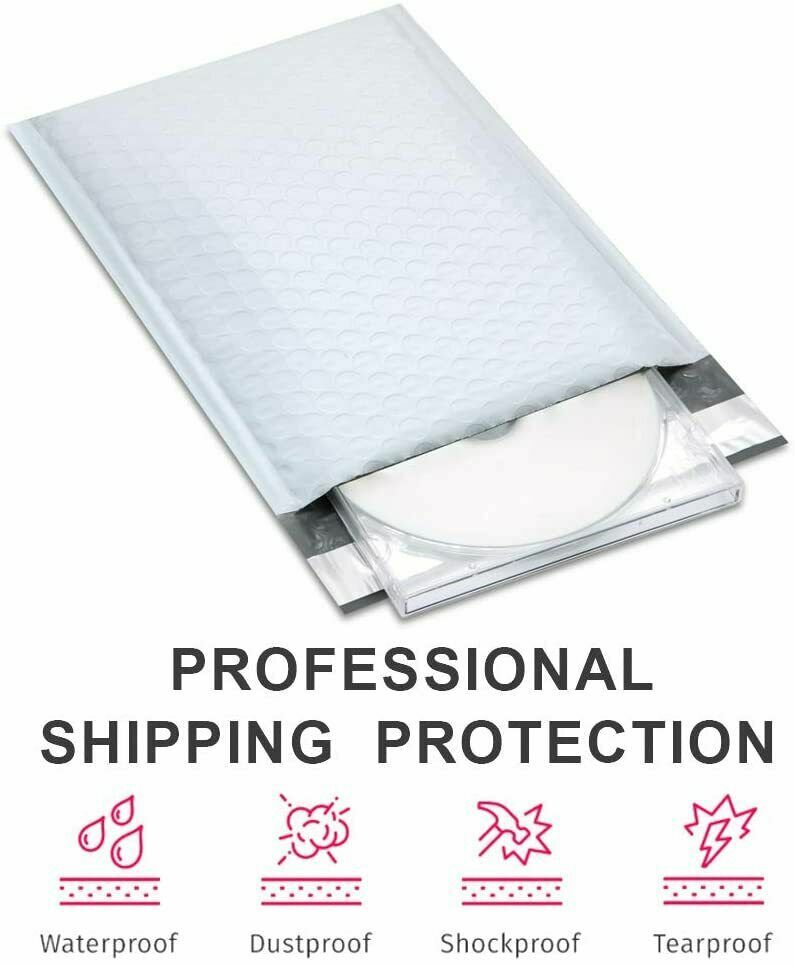 #2 8.5×12 Usable space 8.5″ x 11. Poly Bubble Mailer Padded Envelopes 25,50,100