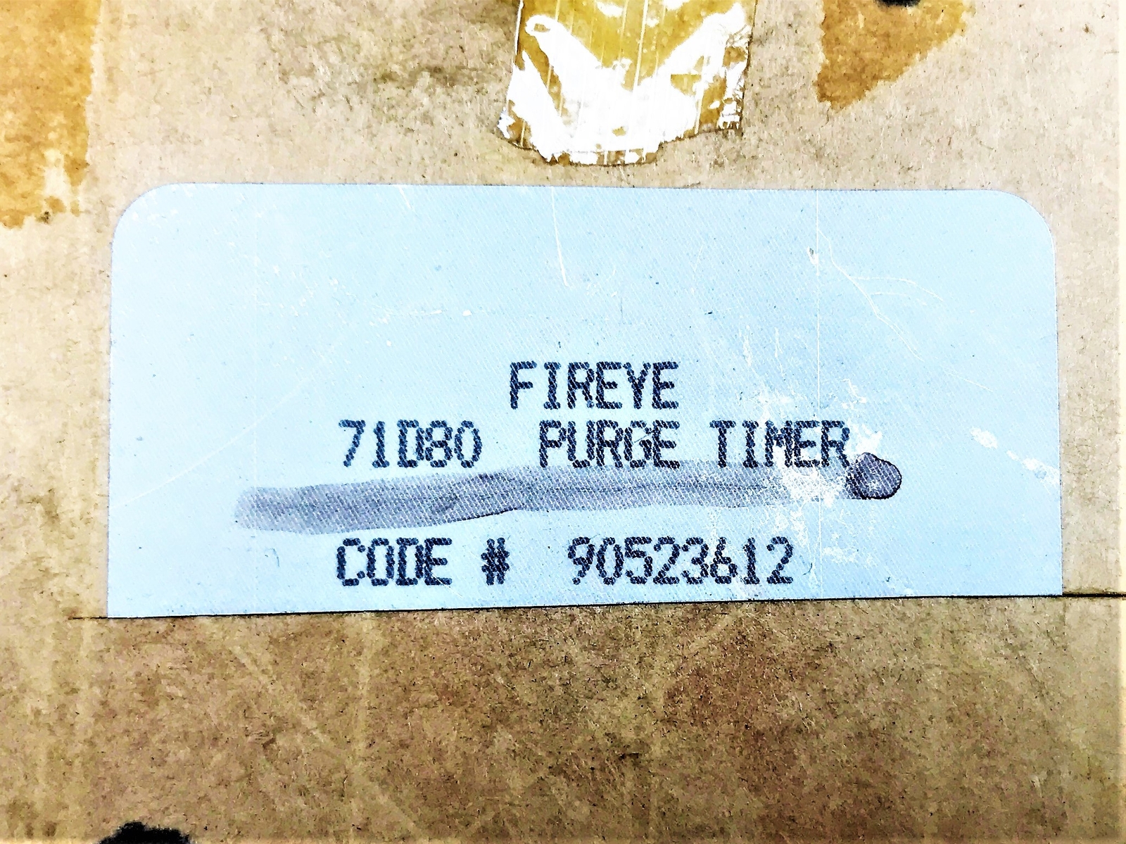 Fireye D-Series Purge Timer 71D80 NOS
