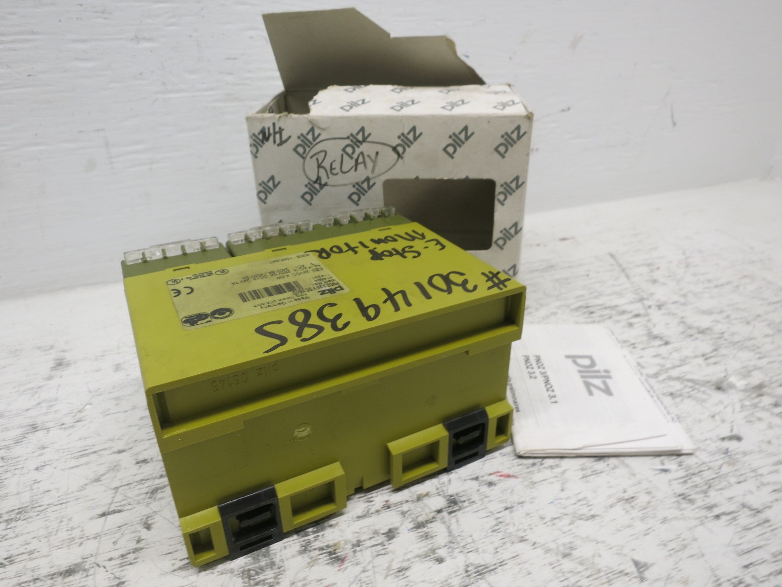 NEW Pilz PNOZ 3 24 V DC 5S10 E-Stop Safety Relay 474894 PN0Z Emergency Stop