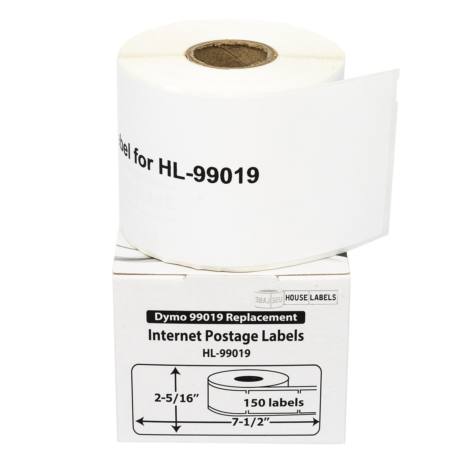 DYMO 99019 1-Part eBay PAYPAL Direct Thermal Postage Labels – 150 per Roll