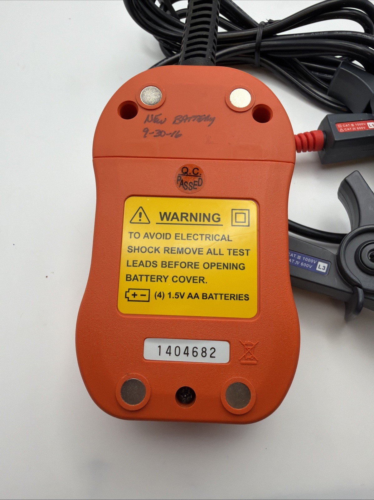 EXTECH PRT200 Non-Contact Phase Sequence Tester with Case CAT IV 600V III 1000V