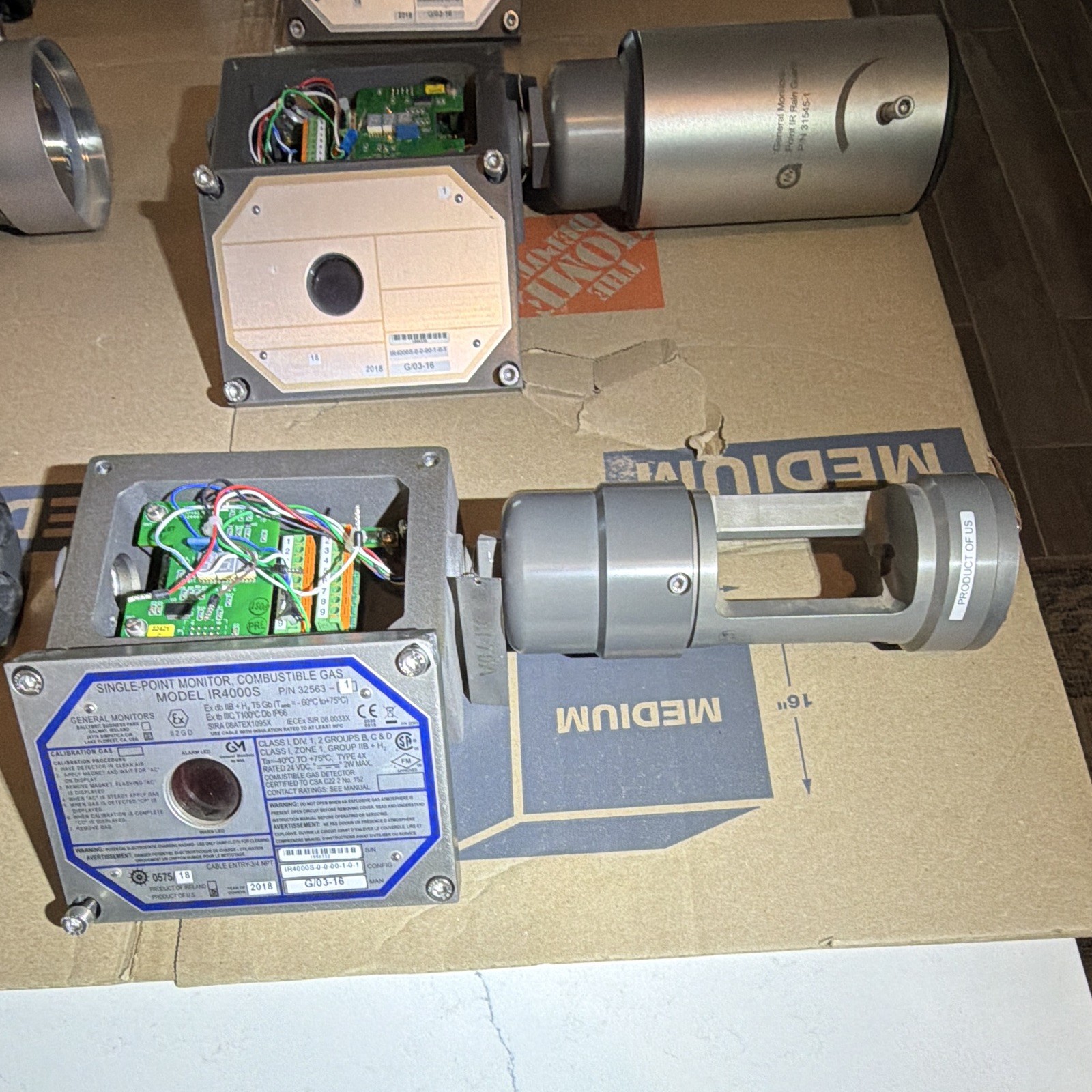General Monitors IR4000S Combustible Gas Sensor