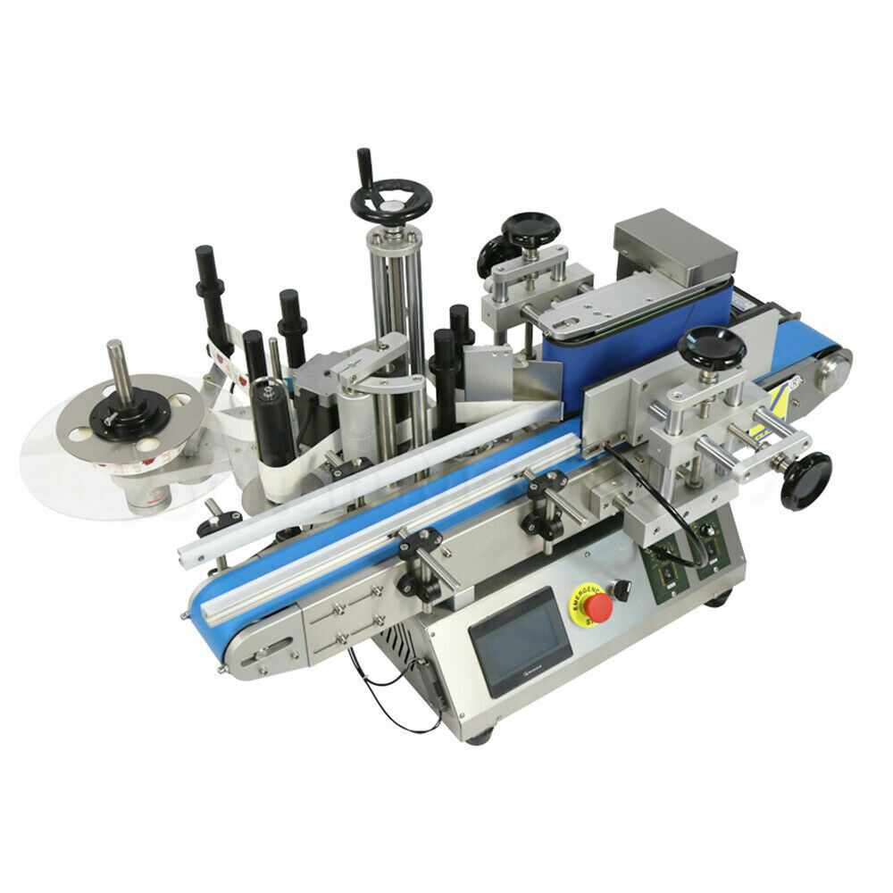 Desktop Label Applicator Automatic Round Bottle Plastic Labeling Machine