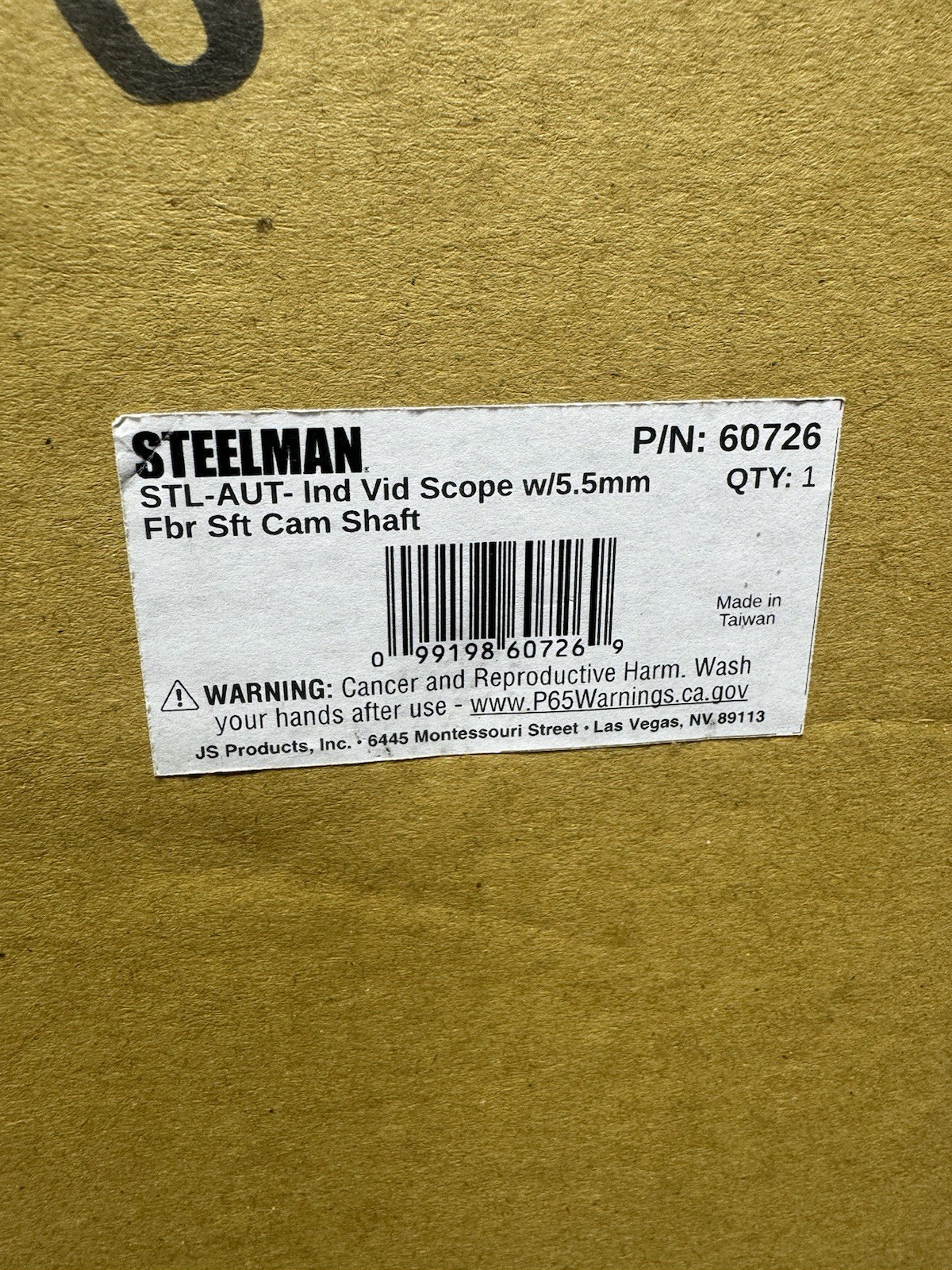 STEELMAN PRO Industrial Video Scope 7 in display 5.5mm OD Camera, 60726
