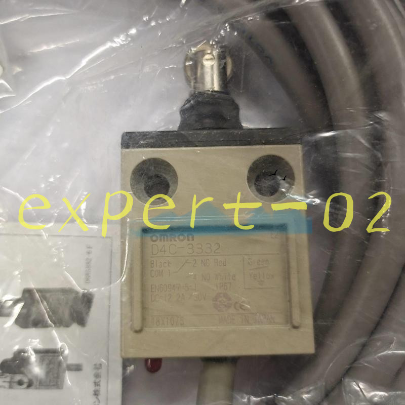 OMRON D4C-1332 limit switch with 9.8FT/3M cable