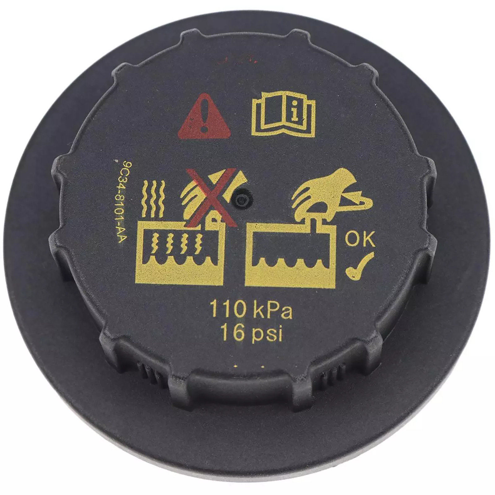 Coolant Tank Cap 6733429 For Bobcat T250 T300 T320 T550 T590 T630 T650 T750 T770