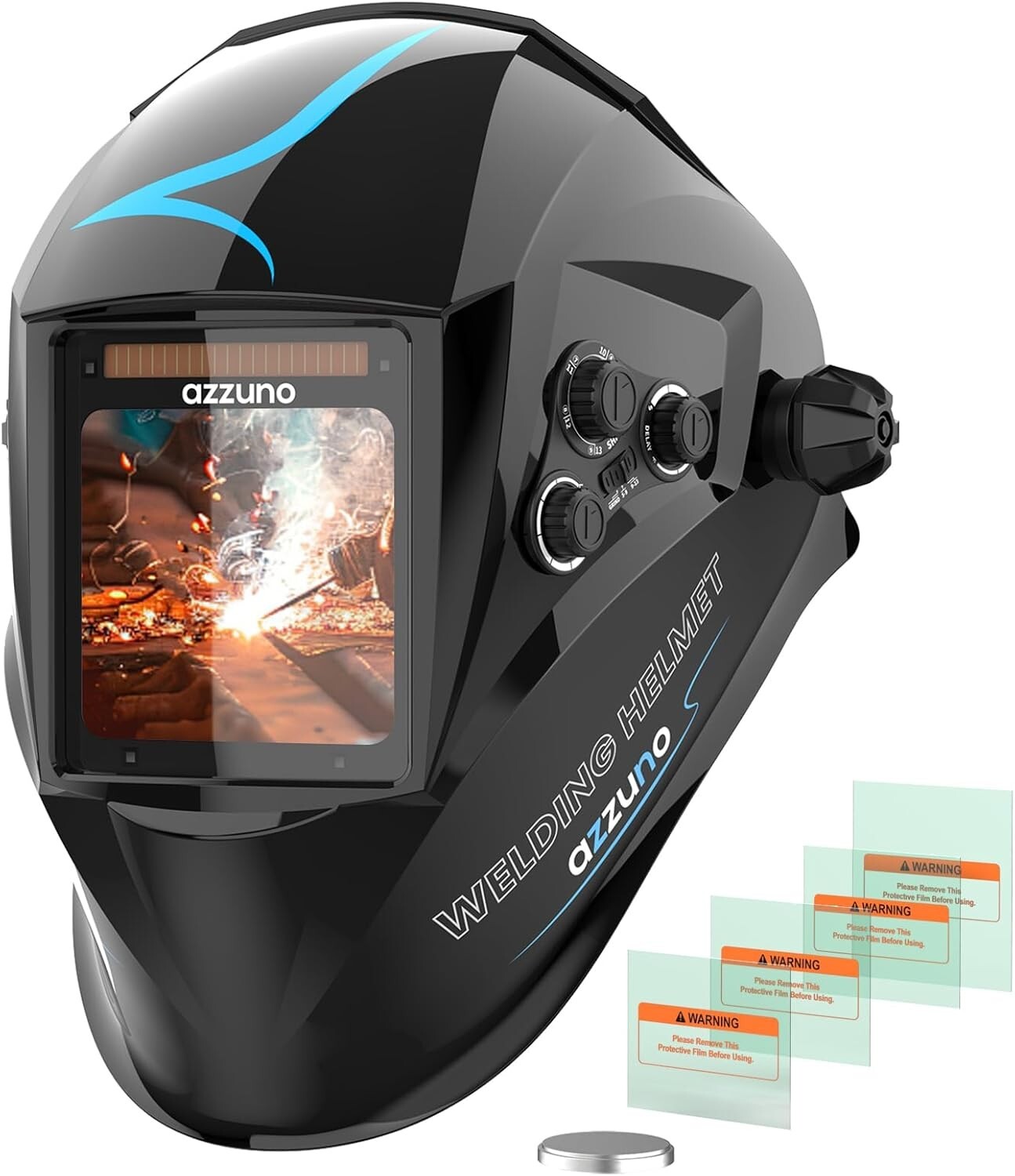 Auto Darkening Welding Helmet True Color Large Viewing Welding Hood Mask