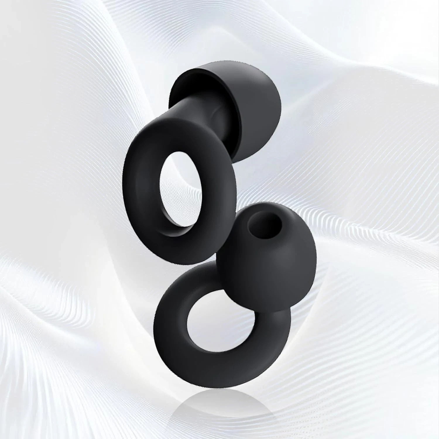 Reusable Silicone Ear Plugs Noise Cancelling Earplugs Protector Study Sleep Swim