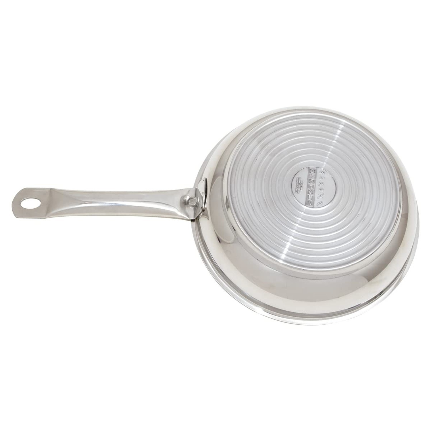 serenk Modernist Frying Pan 9.45 in / 24 cm, 50 oz / 1.5 lt, Stainless Steel …